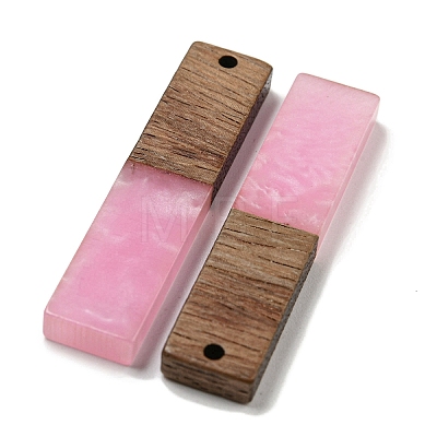 Resin and Walnut Wooden Pendants FIND-B042-20G-1