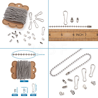 DIY Ball Chains Jewelry Making Kits DIY-TA0008-43P-1