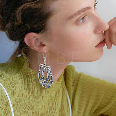 2Pcs 925 Sterling Silver Leverback Earring Findings STER-BC0003-08P-1