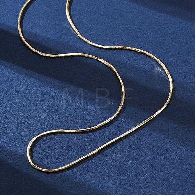 Brass Snake Chains Necklaces for Women NJEW-D302-14G-1