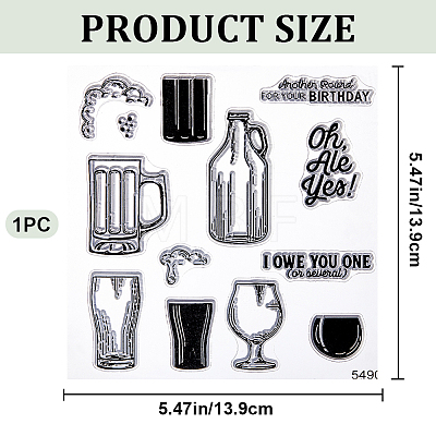 Clear Silicone Stamps DIY-WH0504-62C-1