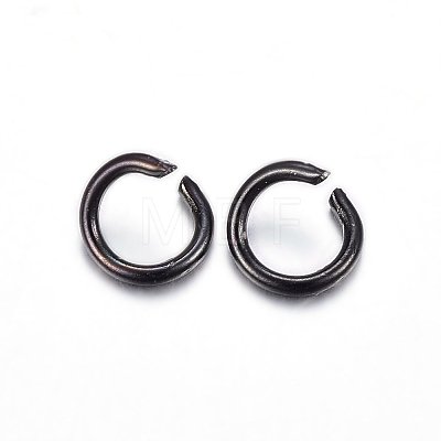 304 Stainless Steel Open Jump Rings X-STAS-H467-03B-5MM-1