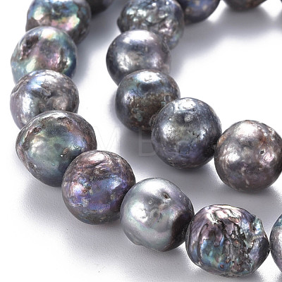 Natural Baroque Pearl Keshi Pearl Beads Strands PEAR-S021-185-1