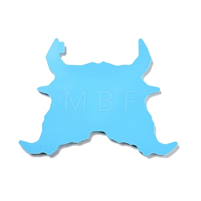 DIY Cattle Head with Flower Cup Mat Silicone Molds DIY-A034-01D-1
