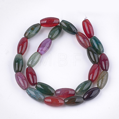 Natural Agate Beads Strands G-T121-01-1