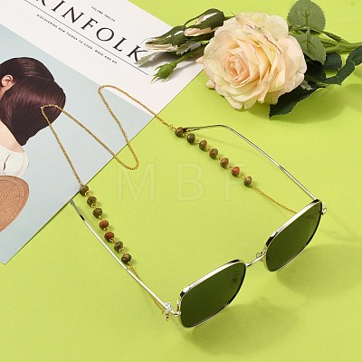304 Stainless Steel Eyeglasses Chains AJEW-EH00258-03-1