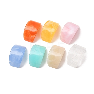 Two-Tone Imitation Gemstone Acrylic Beads AC-CBA7B05-19-1