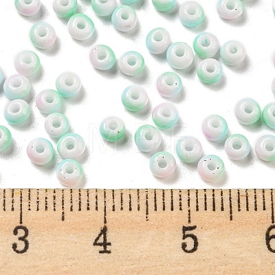 Two Tone Opaque Colours Glass Seed Beads SEED-E005-02A-1