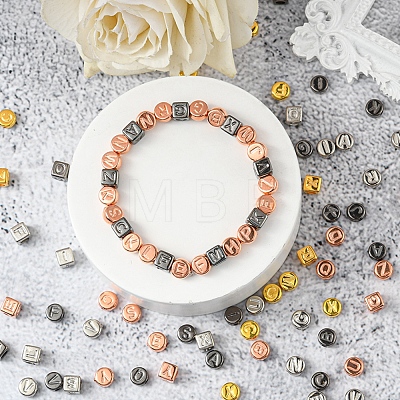 DIY Letter Beads Bracelet Making Kit DIY-YW0004-94-1