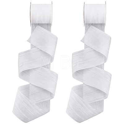 Polyester Wrinkle Ribbons OCOR-WH0078-501B-1