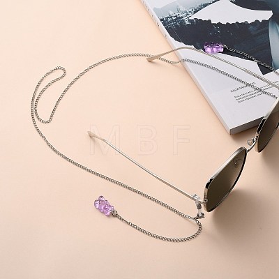 304 Stainless Steel Eyeglasses Chains AJEW-EH00207-02-1