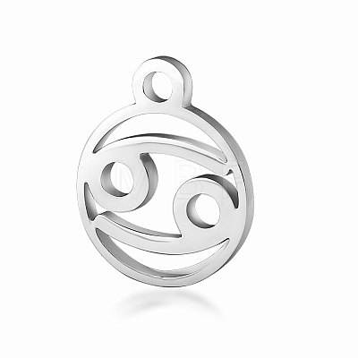 Non-Tarnish 201 Stainless Steel Charms STAS-T014-T505-4-1