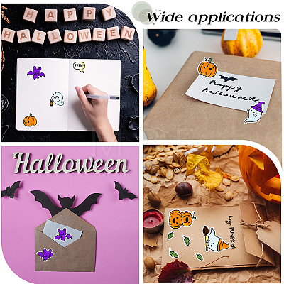 1Pc Halloween Theme PVC Plastic Clear Stamps DIY-CP0008-83-1