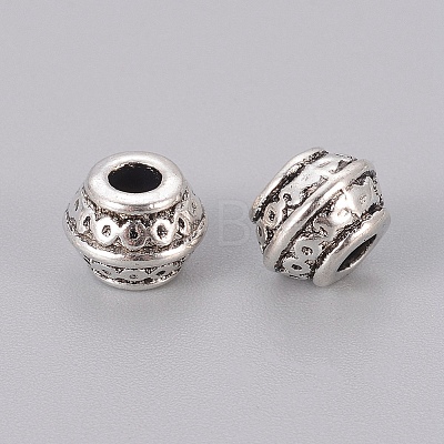 Tibetan Style Alloy Spacer Beads X-LF0586Y-NF-1