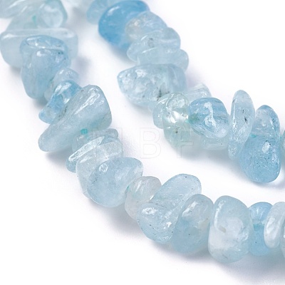Natural Aquamarine Beads Strands G-E271-96A-1
