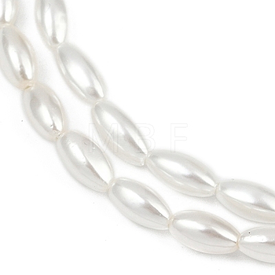 Electroplated Shell Pearl Beads Strands BSHE-Z009-10A-1