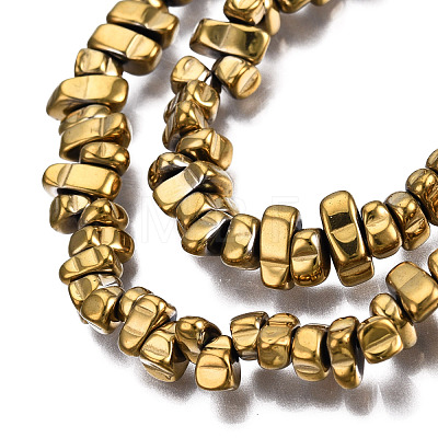 Electroplate Non-magnetic Synthetic Hematite Beads Strands G-T061-102L-1