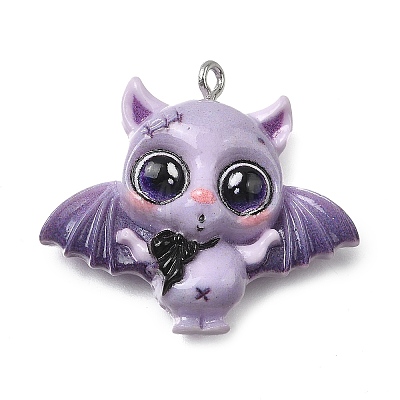 Halloween Opaque Resin Pendants CRES-D318-02A-P-1