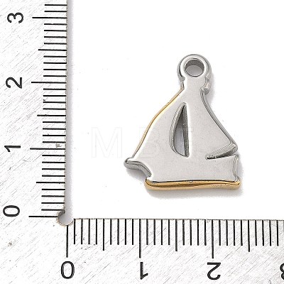 304 Stainless Steel Pendants STAS-K311-14GP-1