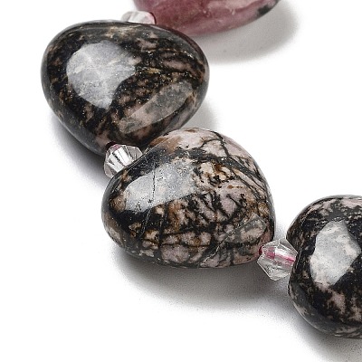 Natural Rhodonite Beads Strands G-C150-A28-01-1