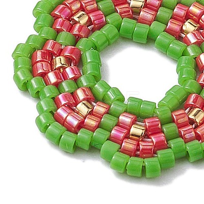 Handmade Seed Beads Pendants PALLOY-MZ00205-04-1