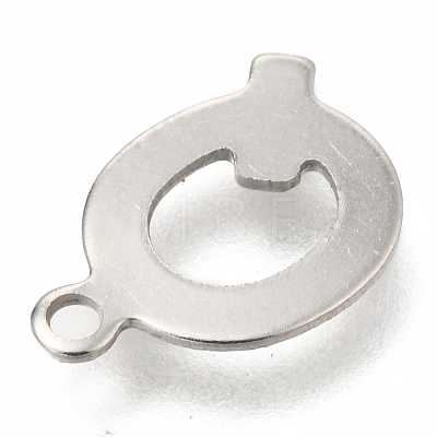 201 Stainless Steel Charms X-STAS-C021-06P-Q-1