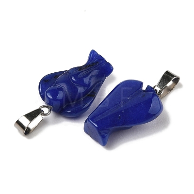 Dyed Natural White Jade Pendants G-B127-10P-04-1