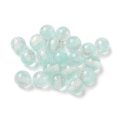 Two Tone Resin Beads RESI-Q025-02A-F-1