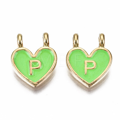 Alloy Enamel Charms ENAM-T012-02P-RS-1