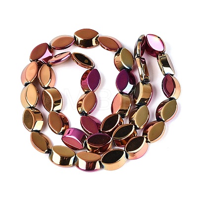 Electroplate Glass Beads Strands EGLA-Q134-02A-A03-1