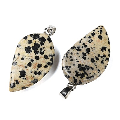 Natural Dalmatian Jasper Pendants GG-CBACB71-05P-04-1