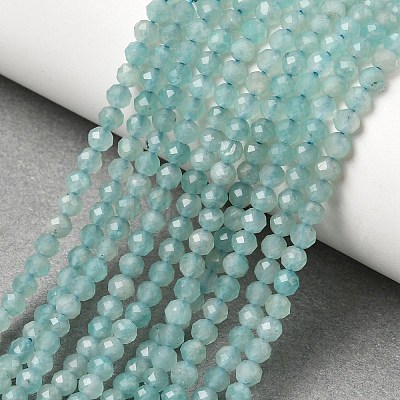 Natural Amazonite Beads Strands G-F509-25-3mm-1