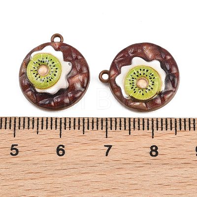 Baking Paint Zinc Alloy Pendants AL-CBA032C-03C-1