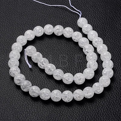 Synthetic Crackle Quartz Beads Strands GBA092-10MM-1