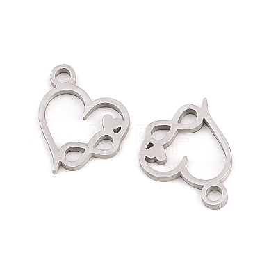 Valentine's Day 304 Stainless Steel Charms STAS-E521-02P-1