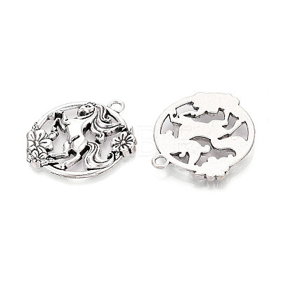 Tibetan Style Alloy Pendants TIBE-N014-03AS-1