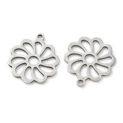 Hollow 201 Stainless Steel Pendants STAS-F337-10A-P-1