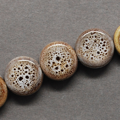 Handmade Porcelain Beads PORC-Q185-12mm-6-1