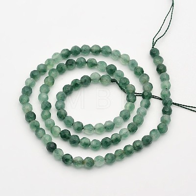 Faceted Round Natural Flower Jade Beads Strands G-E302-071-4mm-1