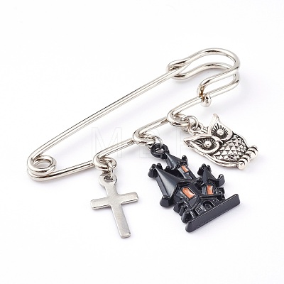 Iron Safety Brooch for Halloween JEWB-BR00048-1