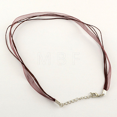 Multi-strand Necklace Cord for Jewelry Making X-NJEW-R218-16-1