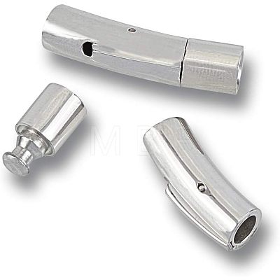 304 Stainless Steel Bayonet Clasps STAS-UN0001-88D-1