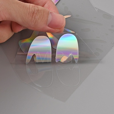 Dragonfly Reflective PET Plastic Car Decals DIY-WH0030-38B-1