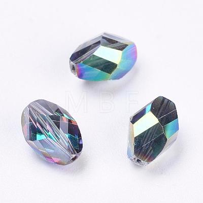 Imitation Austrian Crystal Beads SWAR-F077-9x6mm-31-1