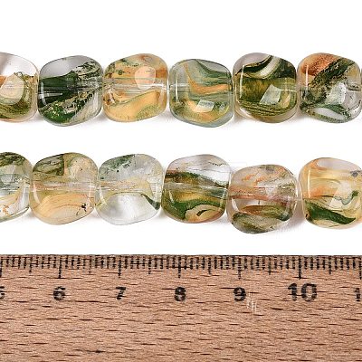 Handmade Lampwork Beads Strands LA-N046-01G-1