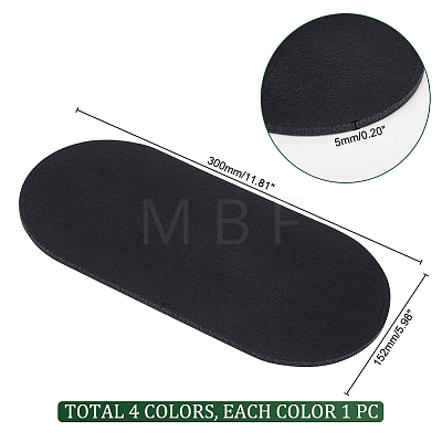   4Pcs 4 Colors Felt Bag Bottom Shaper DIY-PH0021-31-1