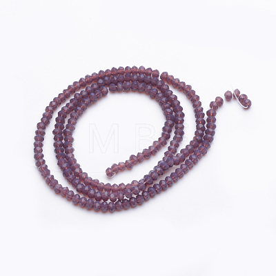 Imitation Jade Glass Beads Strands GLAA-R200-A08-1
