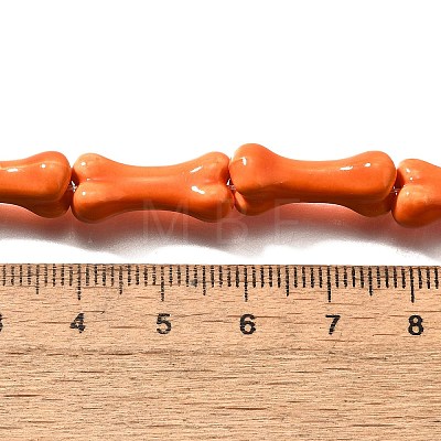 Glazed Porcelain Beads PORC-S002-16A-1