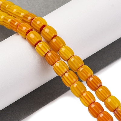 Handmade Lampwork Beads Strands LAMP-K041-01A-17-1