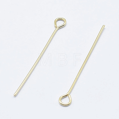 Brass Eye Pin KK-G331-09-0.5x25-NF-1